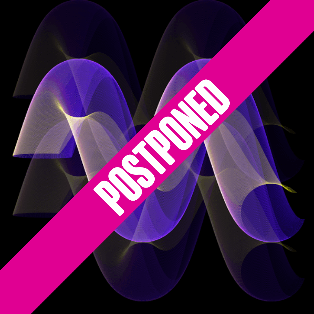  A purple waveform on a black background.