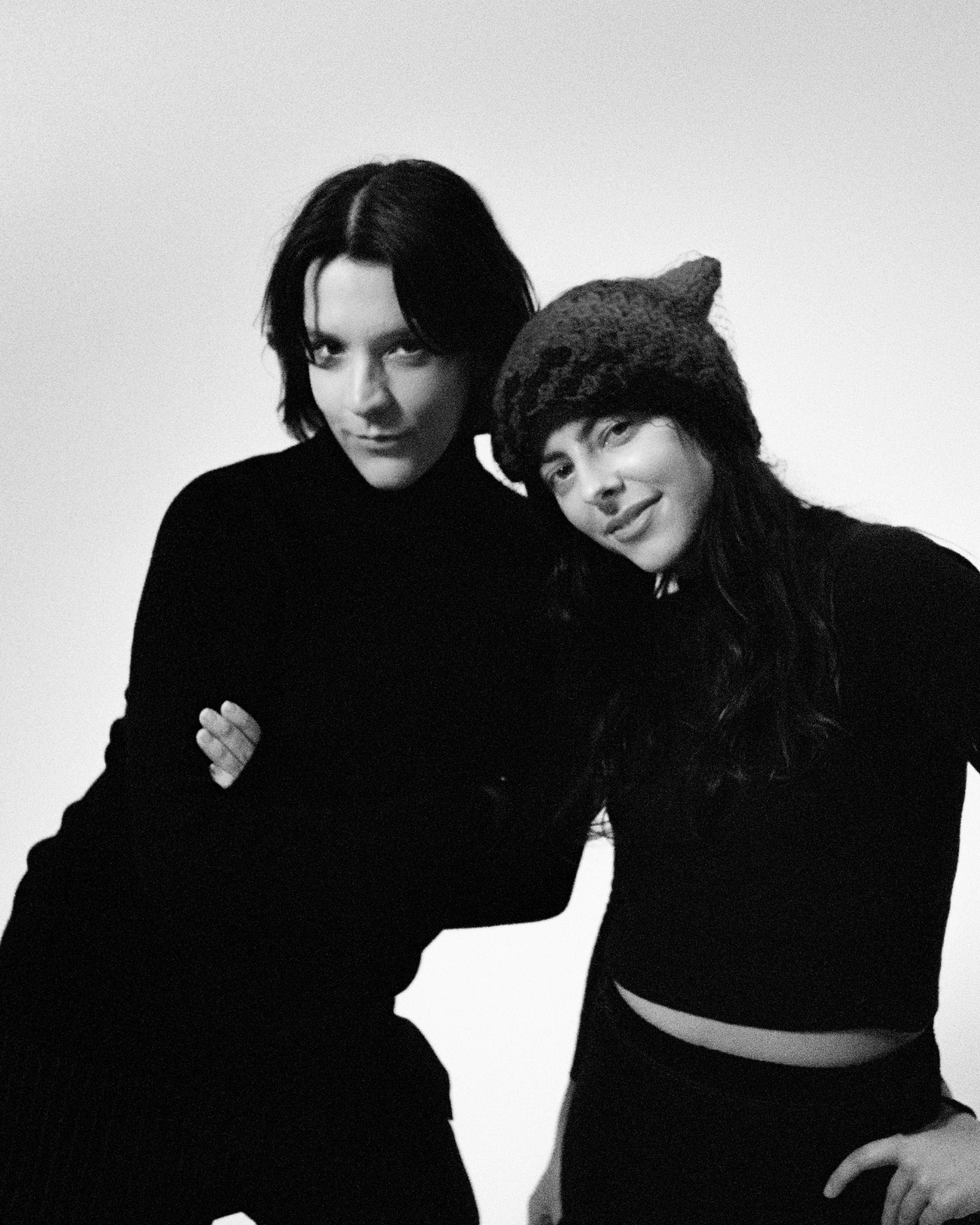 two people posing 